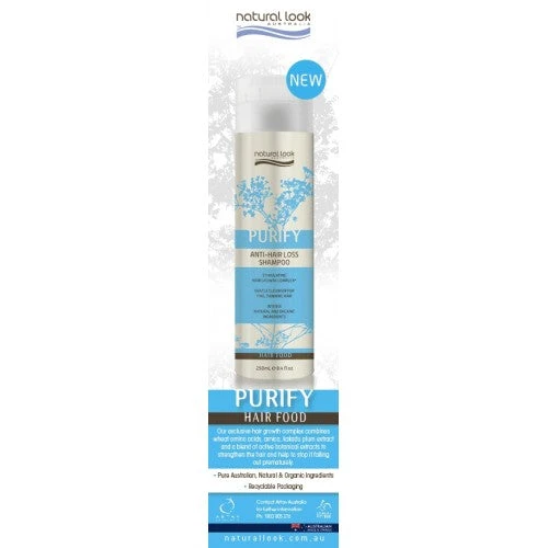 Natural Look Purify Anti Hair Loss Shampoo 250 Ml 3 Natural Look Purify Anti Hair Loss Shampoo 250 Ml