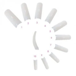 HM Nail Tips Cut Out 500 Pack