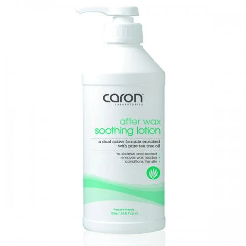 Caron After Wax Soothing Lotion Tea Tree Oil 1 Litre 3 Caron After Wax Soothing Lotion Tea Tree Oil 1 Litre