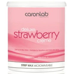 Caron Deluxe Strawberry Creme Strip Wax 800 Gm
