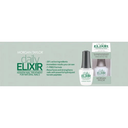 Morgan Taylor Daily Elixir Keratin Nail Treatment 15ml 3 Morgan Taylor Daily Elixir Keratin Nail Treatment 15ml